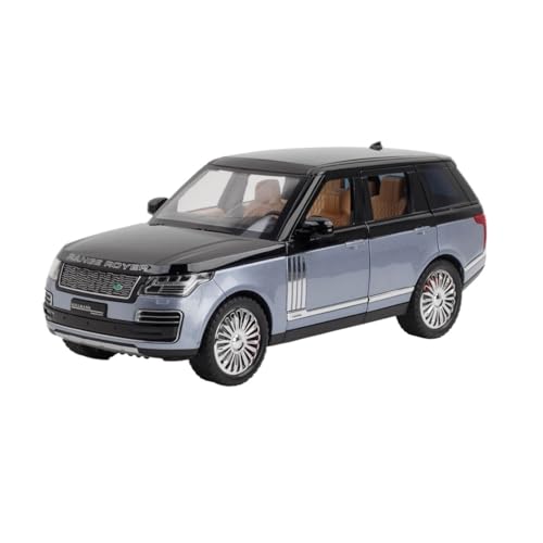 SCVWKAJA Massstabsgetreues Modell Auto 1:24 for Land Rover Range Fertigmodell Collection Series Legierung Automodell Ornamente Display Die-cast Fahrzeug(Blue) von SCVWKAJA