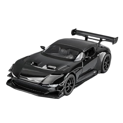 SCVWKAJA Massstabsgetreues Modell Auto 1:32 Für Aston Martin Vulcan Statische Legierung Luxus Auto Modell Metall Fahrzeug Modell Home Fashion Ornamente Die-cast Fahrzeug(Black) von SCVWKAJA