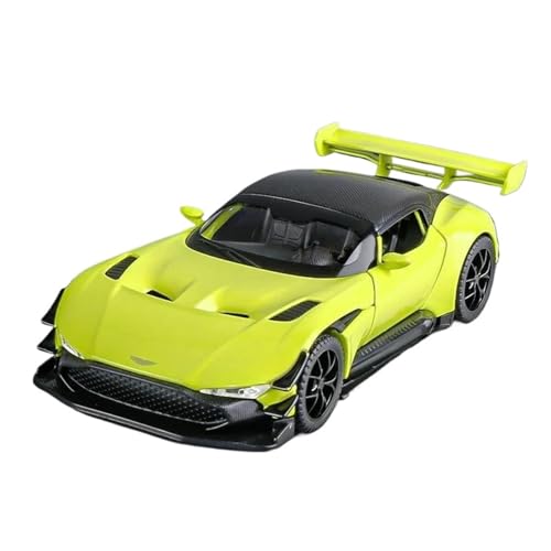 SCVWKAJA Massstabsgetreues Modell Auto 1:32 Für Aston Martin Vulcan Statische Legierung Luxus Auto Modell Metall Fahrzeug Modell Home Fashion Ornamente Die-cast Fahrzeug(Yellow) von SCVWKAJA