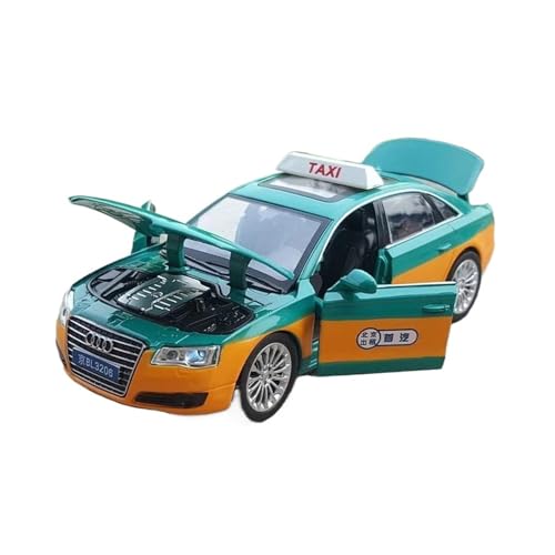SCVWKAJA Massstabsgetreues Modell Auto 1:32 Für Audi A8 Luxus Legierung Auto Modell Ornamente Sammlung Statische Fahrzeug Metall Die-cast Fahrzeug(Green) von SCVWKAJA