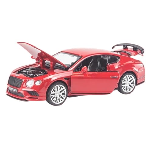 SCVWKAJA Massstabsgetreues Modell Auto 1:32 Für Bentley Continental Legierung Metall Auto Modell Sammlung Statische Modell Ornamente Dekoration Die-cast Fahrzeug(Red) von SCVWKAJA