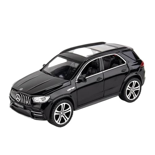 SCVWKAJA Massstabsgetreues Modell Auto 1:32 Für Benz GLE 63S SUV Druckguss Luxus Limousine Legierung Metall Auto Modell Dekoration Ornamente Die-cast Fahrzeug(Black) von SCVWKAJA