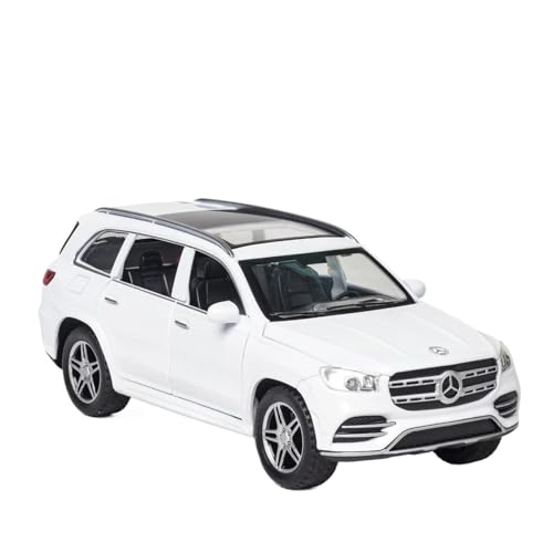 SCVWKAJA Massstabsgetreues Modell Auto 1:32 Für Benz GLS 580 SUV Legierung Auto Druckguss Hochsimulation Metall Auto Modell Sammlung Die-cast Fahrzeug(White) von SCVWKAJA