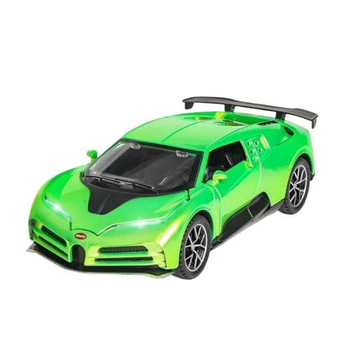 SCVWKAJA Massstabsgetreues Modell Auto 1:32 Für Bugatti Centodieci Legierung Druckguss Auto Modell Simulation Miniatur Auto Sammlung Modell Die-cast Fahrzeug(Green) von SCVWKAJA