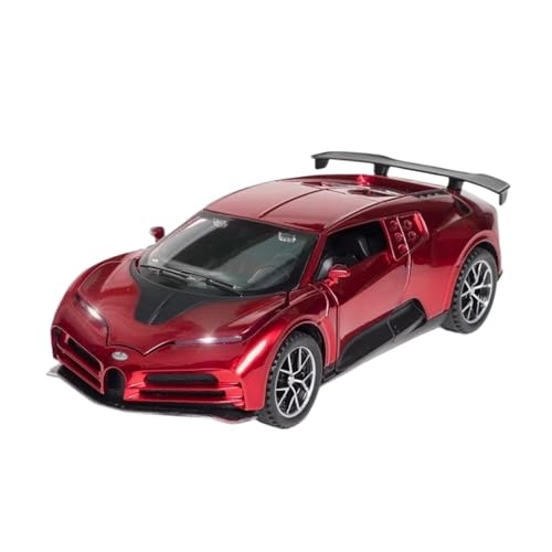 SCVWKAJA Massstabsgetreues Modell Auto 1:32 Für Bugatti Centodieci Legierung Druckguss Auto Modell Simulation Miniatur Auto Sammlung Modell Die-cast Fahrzeug(Red) von SCVWKAJA