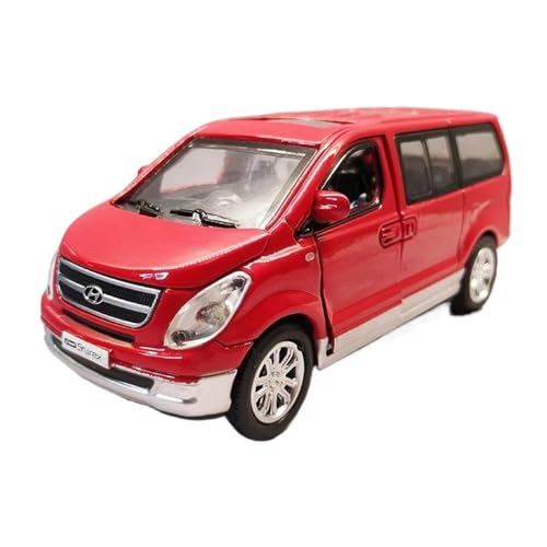 SCVWKAJA Massstabsgetreues Modell Auto 1:32 Für Hyundai Starex MPV Legierung Druckguss Auto Modell Simulation Miniatur Auto Sammlung Modell Die-cast Fahrzeug(Red) von SCVWKAJA