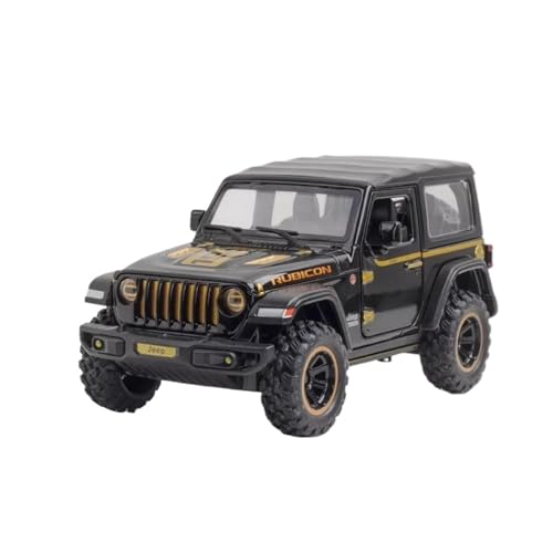 SCVWKAJA Massstabsgetreues Modell Auto 1:32 Für Jeep Wrangler Rubicon 1941 Limousine Legierung Metall Modell Auto Sammlung Hobby Modell Display Ornamente Die-cast Fahrzeug(Black) von SCVWKAJA