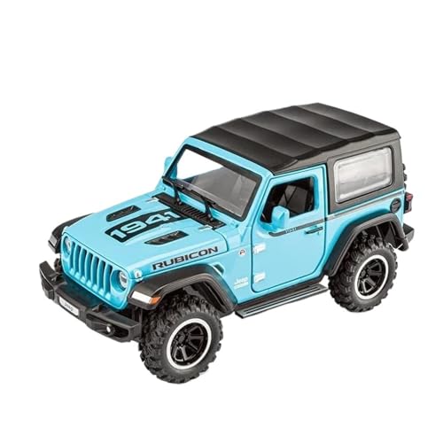 SCVWKAJA Massstabsgetreues Modell Auto 1:32 Für Jeep Wrangler Rubicon 1941 Limousine Legierung Metall Modell Auto Sammlung Hobby Modell Display Ornamente Die-cast Fahrzeug(Blue) von SCVWKAJA