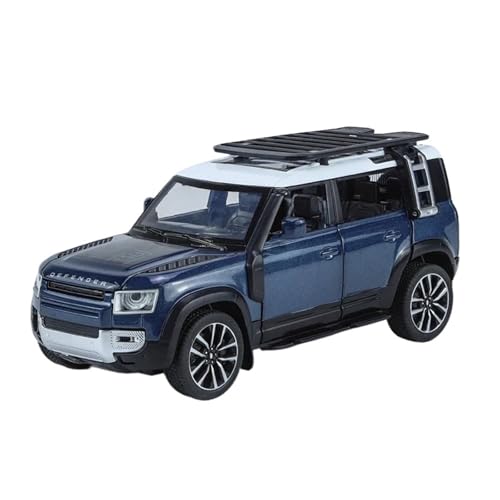 SCVWKAJA Massstabsgetreues Modell Auto 1:32 Für Land Rover Defender 110 Simulation Legierung Auto Modell Metall Druckguss Ornamente Sammlung Die-cast Fahrzeug(Blue) von SCVWKAJA