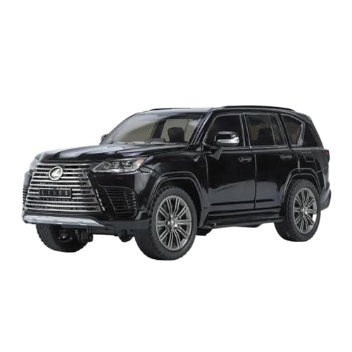 SCVWKAJA Massstabsgetreues Modell Auto 1:32 Für Lexus LX570 Legierung Luxus Auto Modell Replik Metall Off-Road Fahrzeug Zimmer Dekoration Die-cast Fahrzeug(Black) von SCVWKAJA