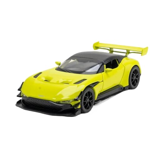 SCVWKAJA Massstabsgetreues Modell Auto 1:32 Für MADIN Vulcan Sport Modell Auto Legierung Druckguss Metall Fahrzeug Modell Serie Ornamente Die-cast Fahrzeug(Yellow) von SCVWKAJA