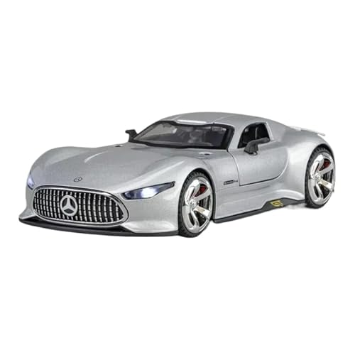 SCVWKAJA Massstabsgetreues Modell Auto 1:32 Für Mercedes Benz AMG Zink-Legierung Auto Modell Simulation Metall Handwerk Desktop Sammlung Ornamente Die-cast Fahrzeug(Silver) von SCVWKAJA