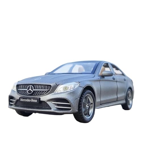 SCVWKAJA Massstabsgetreues Modell Auto 1:32 Für Mercedes Benz C260 Simulation Skala Metall Legierung Auto Modell Limousine Sammlung Display Die-cast Fahrzeug(Titanium) von SCVWKAJA