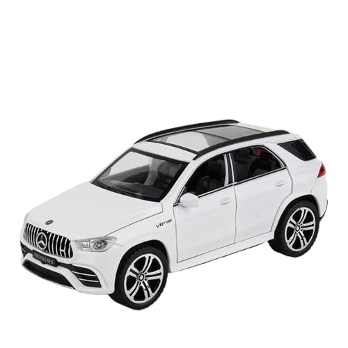 SCVWKAJA Massstabsgetreues Modell Auto 1:32 Für Mercedes-Benz GLE 63S Luxus-Mini-Auto Legierung Metall Auto Modell Ornamente Mode-Accessoires Die-cast Fahrzeug(White) von SCVWKAJA