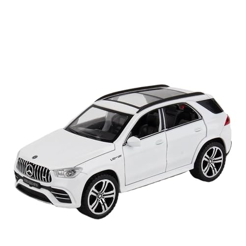SCVWKAJA Massstabsgetreues Modell Auto 1:32 Für Mercedes Benz GLE 63s Mini Legierung Auto Modell Diecast Metall Off-Road Fahrzeug Büro Dekoration Die-cast Fahrzeug(White) von SCVWKAJA
