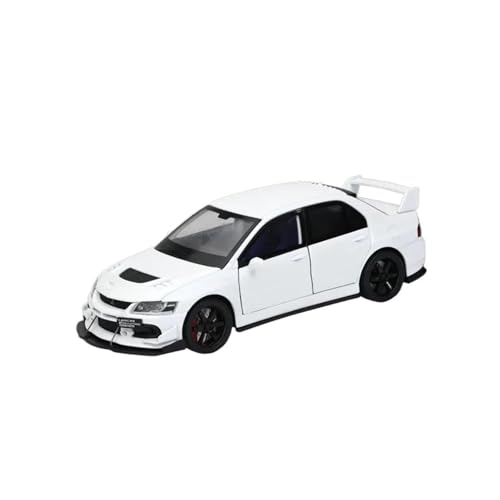 SCVWKAJA Massstabsgetreues Modell Auto 1:32 Für Mitsubishis Simulation Druckguss Metalllegierung Automodell Miniatur Fahrzeugdekoration Die-cast Fahrzeug(White) von SCVWKAJA