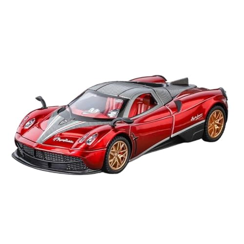 SCVWKAJA Massstabsgetreues Modell Auto 1:32 Für Pagani Huayra BC Simulation Legierung Auto Modell Metall Druckguss Ornamente Sammlung Die-cast Fahrzeug(Red) von SCVWKAJA