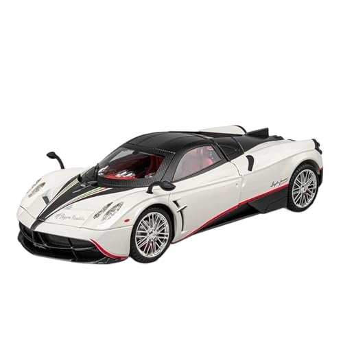 SCVWKAJA Massstabsgetreues Modell Auto 1:32 Für Pagani Huayra BC Simulation Legierung Auto Modell Metall Druckguss Ornamente Sammlung Die-cast Fahrzeug(White) von SCVWKAJA