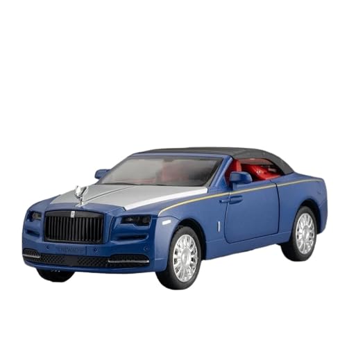 SCVWKAJA Massstabsgetreues Modell Auto 1:32 Für Rolls Royce Alloy Car Druckguss-Automodellsammlung Aus Hochsimuliertem Metall Die-cast Fahrzeug(Blue) von SCVWKAJA