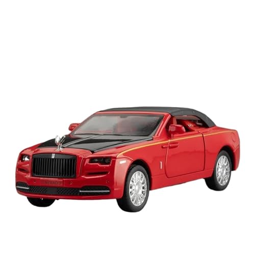 SCVWKAJA Massstabsgetreues Modell Auto 1:32 Für Rolls Royce Alloy Car Druckguss-Automodellsammlung Aus Hochsimuliertem Metall Die-cast Fahrzeug(Red) von SCVWKAJA