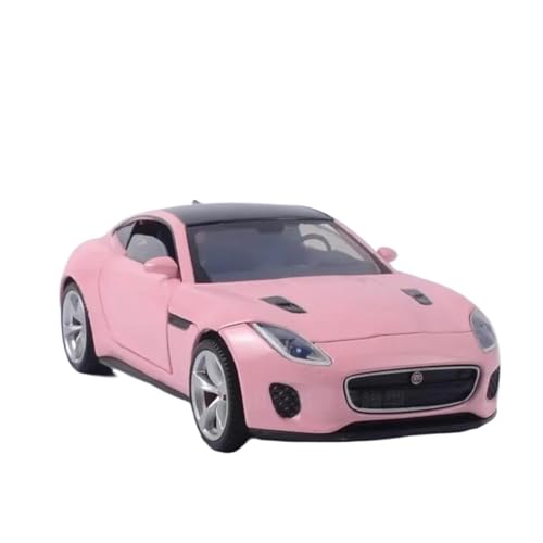 SCVWKAJA Massstabsgetreues Modell Auto 1:32 for Jaguar F-Type Simulation Automodell Legierung Modellsammlung Ornamente Souvenir Display Die-cast Fahrzeug(Pink) von SCVWKAJA