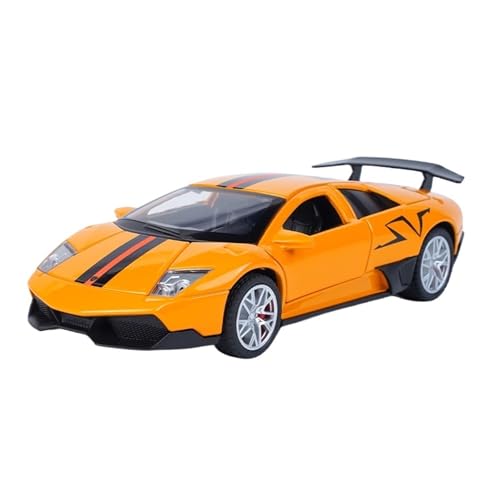 SCVWKAJA Massstabsgetreues Modell Auto 1:32 for Lamborghini LP670 Fertigmodell Collection Series Legierung Automodell Ornamente Display Die-cast Fahrzeug(Orange) von SCVWKAJA