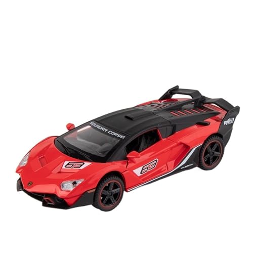 SCVWKAJA Massstabsgetreues Modell Auto 1:32 for Lamborghini SC18 Alston Fertigmodell Collection Series Legierung Automodell Ornamente Display Die-cast Fahrzeug(Red) von SCVWKAJA