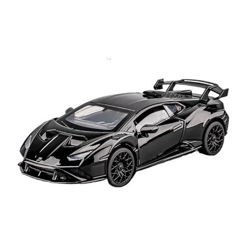 SCVWKAJA Massstabsgetreues Modell Auto 1:32 for Lamborghini STO Alloy Fertig Casting Modell Auto Miniatur Metall Haus Dekoration Die-cast Fahrzeug(Black) von SCVWKAJA