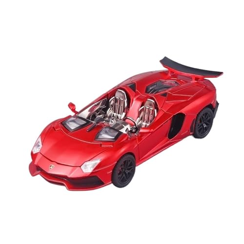 SCVWKAJA Massstabsgetreues Modell Auto 1:32 for Lamborghini Sammlerstück Miniatur Legierung Automodell Exquisite Dekorative Ornamente Die-cast Fahrzeug(Red) von SCVWKAJA