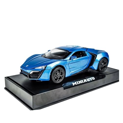 SCVWKAJA Massstabsgetreues Modell Auto 1:32 for Lekendi Exquisite Replik Statische Legierung Modellauto Sammlung Sportwagen Ornamente Die-cast Fahrzeug(Blue) von SCVWKAJA
