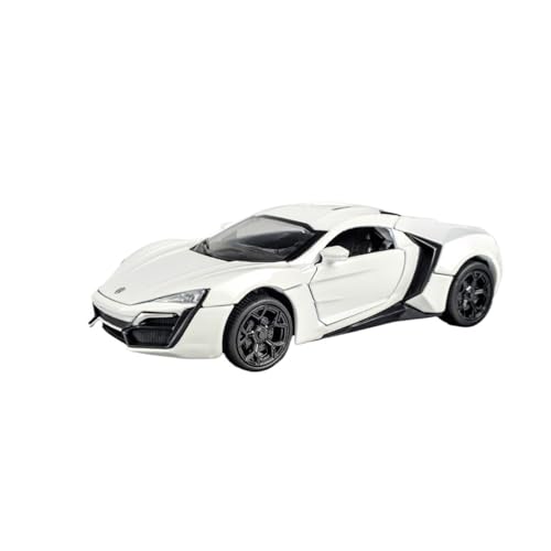 SCVWKAJA Massstabsgetreues Modell Auto 1:32 for Lekendi Exquisite Replik Statische Legierung Modellauto Sammlung Sportwagen Ornamente Die-cast Fahrzeug(White) von SCVWKAJA