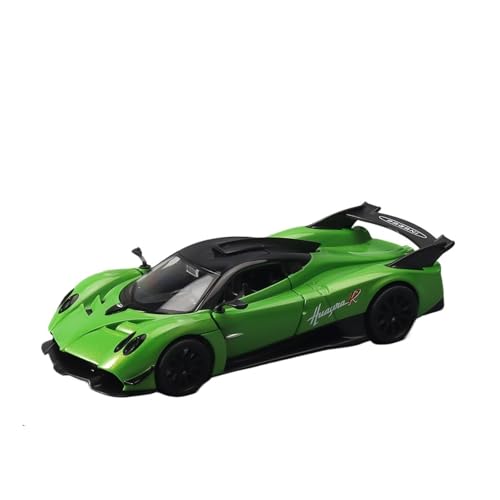 SCVWKAJA Massstabsgetreues Modell Auto 1:32 for Pagani Huaya Replika Automodell Legierung Luxus Modernes Handwerk Modell Hobby Sammlung Die-cast Fahrzeug(Green) von SCVWKAJA