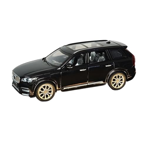 SCVWKAJA Massstabsgetreues Modell Auto 1:32 for Volvo XC90 Miniatur Klassische Legierung Auto Modell Metall Ornamente Hobby Sammlung Die-cast Fahrzeug(Black) von SCVWKAJA