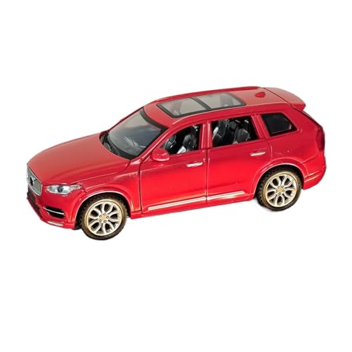 SCVWKAJA Massstabsgetreues Modell Auto 1:32 for Volvo XC90 Miniatur Klassische Legierung Auto Modell Metall Ornamente Hobby Sammlung Die-cast Fahrzeug(Red) von SCVWKAJA