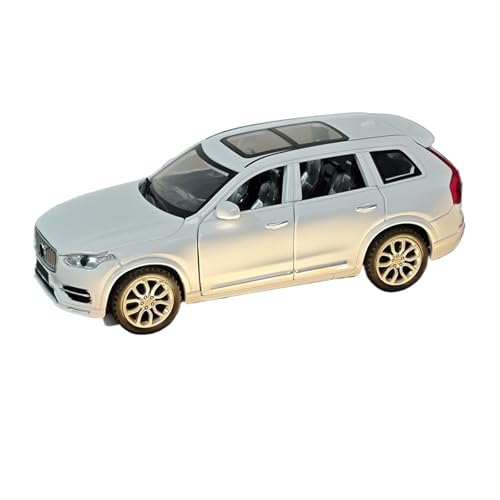 SCVWKAJA Massstabsgetreues Modell Auto 1:32 for Volvo XC90 Miniatur Klassische Legierung Auto Modell Metall Ornamente Hobby Sammlung Die-cast Fahrzeug(White) von SCVWKAJA