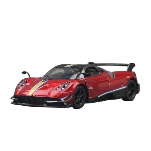 SCVWKAJA Massstabsgetreues Modell Auto 1:38 for Pagani Huayra BC Legierung Automodell Druckguss Metall Sportwagen Modell Replik Ornamente Die-cast Fahrzeug(Red) von SCVWKAJA
