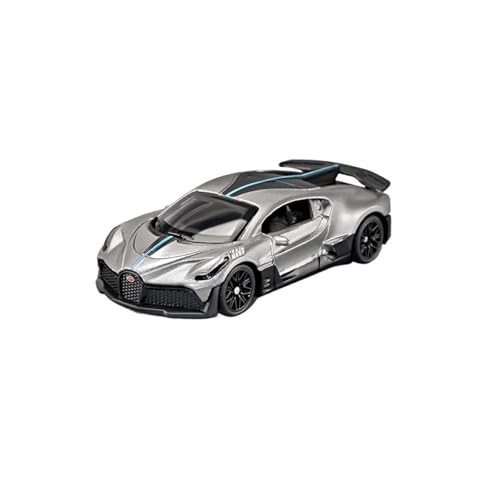 SCVWKAJA Massstabsgetreues Modell Auto 1:64 for Bugatti Mistral Miniatur Klassische Legierung Auto Modell Metall Ornamente Hobby Sammlung Die-cast Fahrzeug(Titanium) von SCVWKAJA