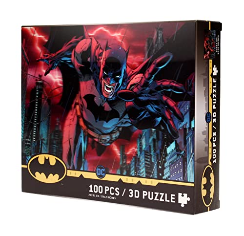 Batman 3D Lentikular Puzzle Urban Legend 100 Puzzleteile, Bildformat 20 x 16 cm, von SD Toys von SD TOYS