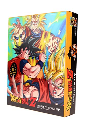 Dragon Ball Z 3D Puzzle Lentikular Goku Saiyan 100 Puzzleteile, Bildformat 20 x 16 cm, von SD Toys von SD TOYS