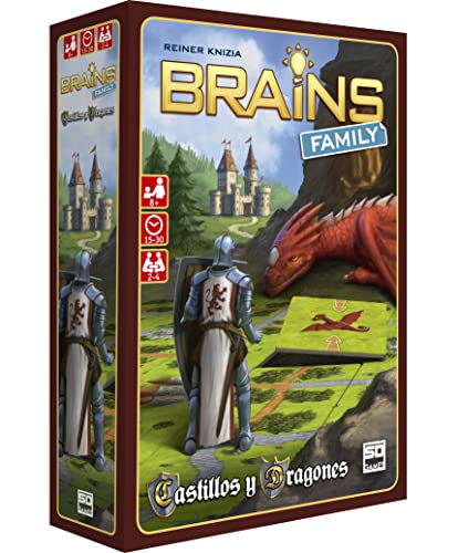 SD GAMES SDGBRAINS04 SD-SDGBRAINS04 Gehirn-Familie: Schlösser und Drachen, bunt von SD Games