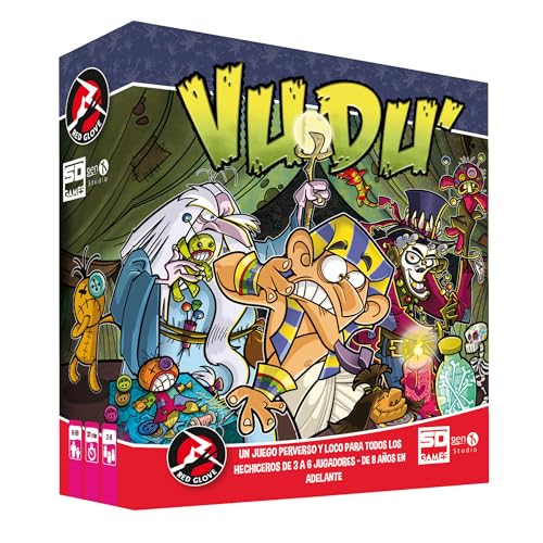 SD Games — Vudu, Brettkartenspiel, ab 8 Jahren, Spiel für 3 bis 6 Spieler, (spanische Ausgabe) von SD Games
