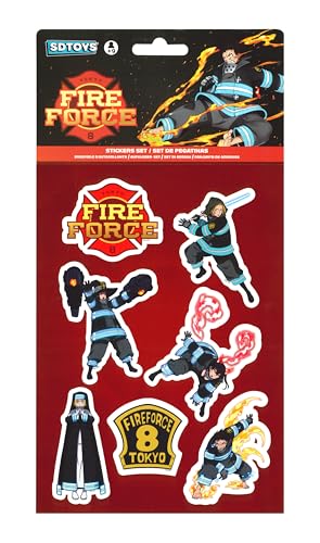 SD TOYS USA Fire Force Aufkleber-Set von SD TOYS
