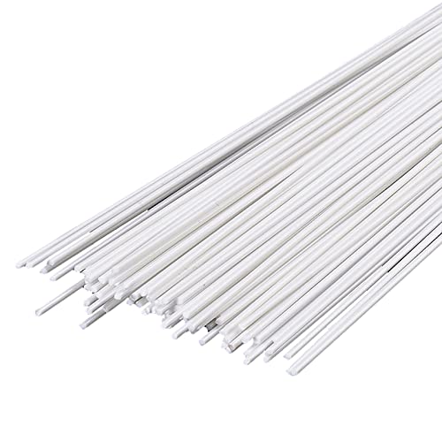 ABS-Modellbaustangen – 0,5–2 mm weiße, Massive Zylinderstangen for architektonisches Heimwerkerhandwerk (500 mm Länge, Bausatz in Mehreren Größen)(Diameter 0.8Mm (140Pcs)) von SDAZHX