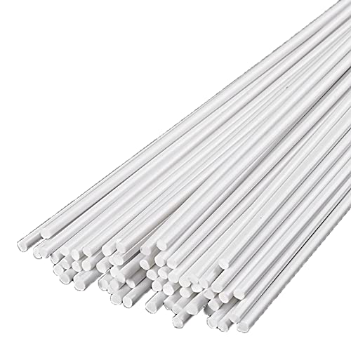 ABS-Modellbaustangen – 0,5–2 mm weiße, Massive Zylinderstangen for architektonisches Heimwerkerhandwerk (500 mm Länge, Bausatz in Mehreren Größen)(Diameter 1.5Mm (80Pcs)) von SDAZHX