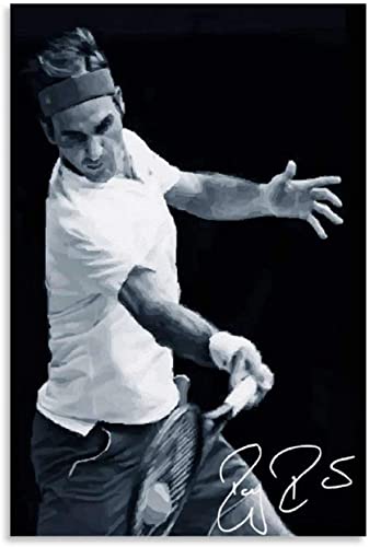 Holz Puzzle 1000 Teile Roger Federer-Plakat Puzzles für Erwachsene und Kinder anspruchsvoll 1000 Piece 29.5x19.6inch(75x50cm) Kein Rahmen von SDDLW1990