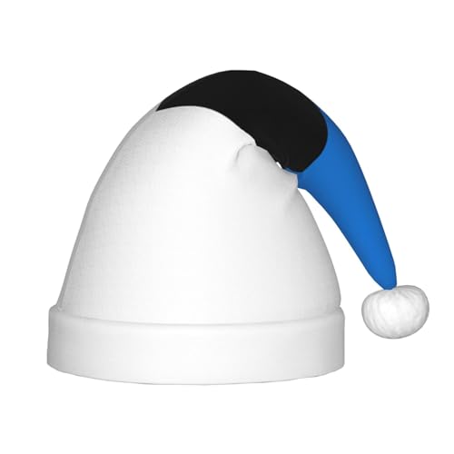 Flagge von Estland, 1 Packung Weihnachtsmützen, Plüsch-Weihnachtsmannmütze für Teenager, Weihnachtskostüm, Party und Feiertagsveranstaltung Flagge von Estland, 1 Packung Weihnachtsmützen, Plüsch-Weihnachtsmannmütze für Teenager, Weihnachtskostüm, Party und Feiertagsveranstaltung von SDEGTHO