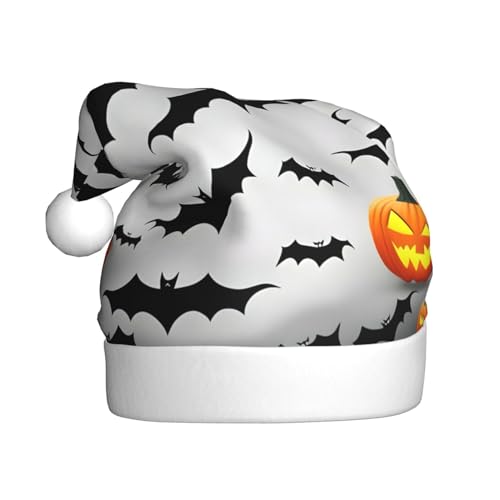 Halloween fliegende Fledermäuse, 1 Packung Weihnachtsmütze, Plüschstoff, Weihnachtsmannmütze für Weihnachten, Kostümparty und Feiertagsveranstaltung Halloween fliegende Fledermäuse, 1 Packung Weihnachtsmütze, Plüschstoff, Weihnachtsmannmütze für Weihnachten, Kostümparty und Feiertagsveranstaltung von SDEGTHO