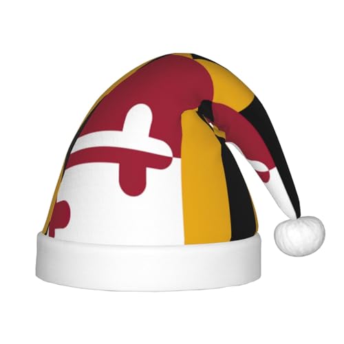 Maryland State Flag 1 Pack Christmas Hats Plush Santa Hat For Teens Christmas Costume Party And Holiday Event Maryland State Flag 1 Pack Christmas Hats Plush Santa Hat For Teens Christmas Costume Party And Holiday Event von SDEGTHO