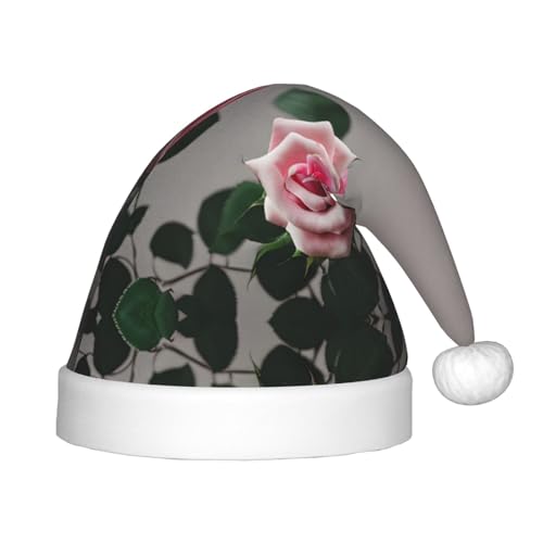Rote Rose, 1 Packung Weihnachtsmützen, Plüsch-Weihnachtsmannmütze für Teenager, Weihnachtskostüm, Party und Feiertags-Event Rote Rose, 1 Packung Weihnachtsmützen, Plüsch-Weihnachtsmannmütze für Teenager, Weihnachtskostüm, Party und Feiertags-Event von SDEGTHO