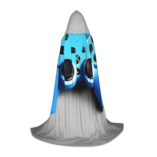 SDEGTHO Blauer Game-Controller-Umhang mit Kapuze, langer Kapuzenumhang, Karneval, Kostüme, Kapuzenumhang, Maskerade SDEGTHO Blauer Game-Controller-Umhang mit Kapuze, langer Kapuzenumhang, Karneval, Kostüme, Kapuzenumhang, Maskerade von SDEGTHO